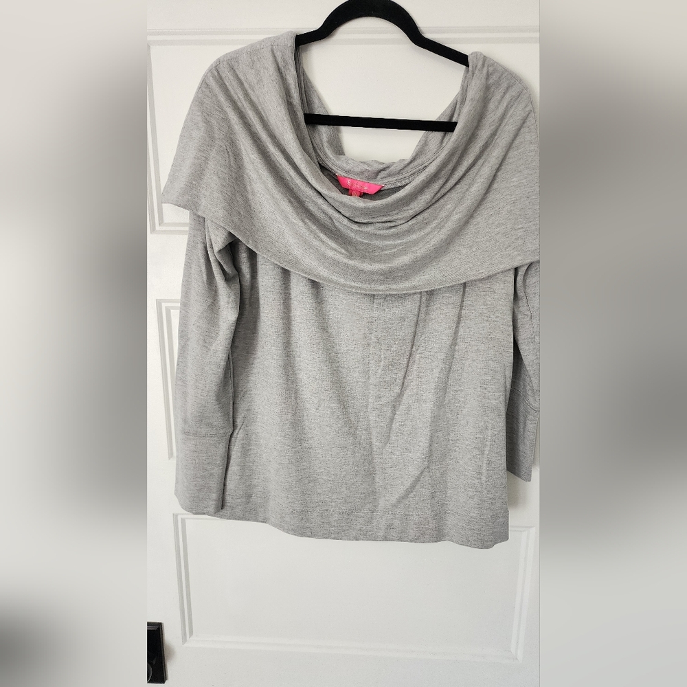 XL womens lilly pulitzer off the shoulder top